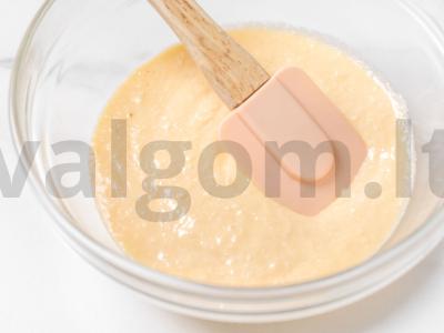 Sūrio apkepas su mocarela Žingsnis 1