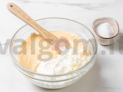 Sūrio apkepas su mocarela Žingsnis 2