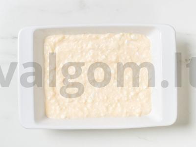 Sūrio apkepas su mocarela Žingsnis 3