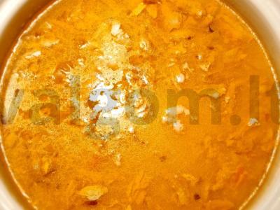 Grietininė lašišos uha pietums Žingsnis 3