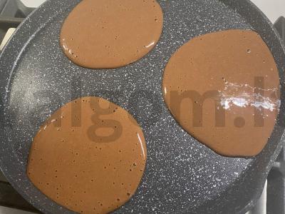 Šokoladiniai blynai iš ryžių miltų Žingsnis 3