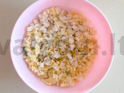 Salotas „Pavasaris lėkštėje“ Žingsnis 3