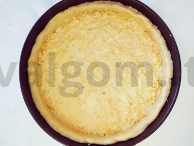 Atviras pyragas su grietinėlės-sūrio įdaru Žingsnis 2
