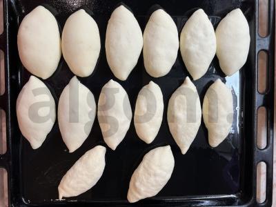 Rudais pyragėliai su mėsa Žingsnis 8