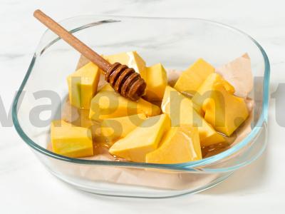 Kepta moliūgų su medumi Žingsnis 4