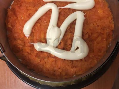 Mėgstama „Mimoza“ su sardinomis Žingsnis 6