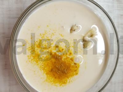 Rūgštus pieno gėrimas su riebia grietine „Skonių audra“ Žingsnis 1