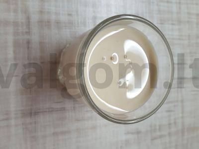 Rūgštus pieno gėrimas su riebia grietine „Skonių audra“ Žingsnis 3