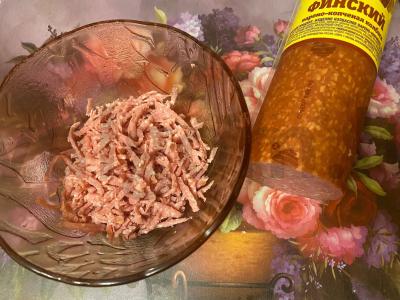 Karštas sumuštinis su dešros-sūrio įdaru „Am“ Žingsnis 2