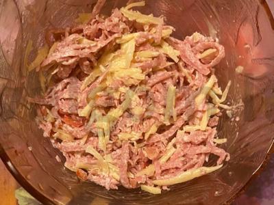 Karštas sumuštinis su dešros-sūrio įdaru „Am“ Žingsnis 5