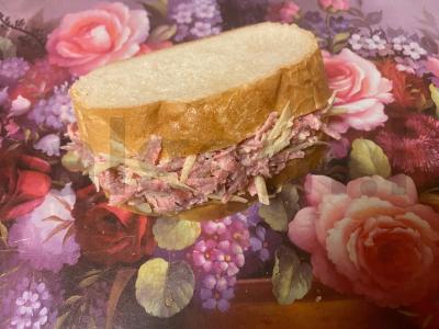 Karštas sumuštinis su dešros-sūrio įdaru „Am“ Žingsnis 6