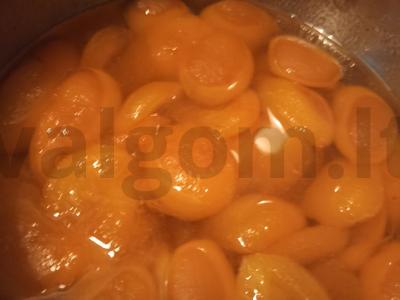 Abrikosų uogienė be odelės Žingsnis 4