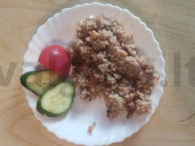 Kvietinė košė su šonine pagrindine nuotrauka