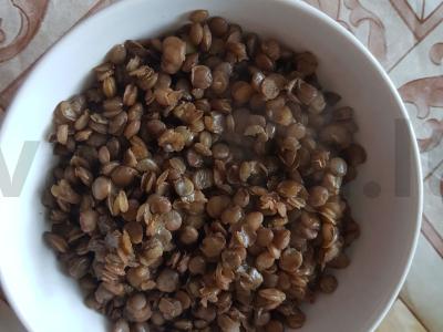 Lęšiai su burokėliais Žingsnis 1