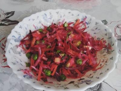 Žaliavalgių vinigretas pagrindine nuotrauka