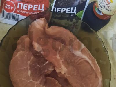 Švelnus ir sultingas šnicelis Žingsnis 1