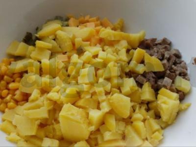 Salotas „Liežuvėlis“ su jautienos liežuviu Žingsnis 8