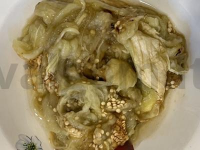 Kepti baklažanai su lečo ir sūriu Žingsnis 2