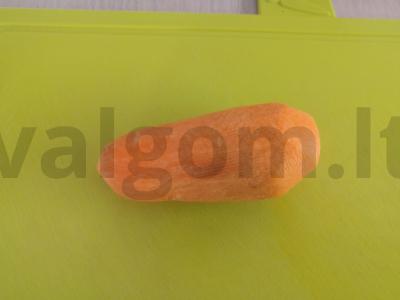 Daržovės po šydu Žingsnis 1