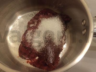 Uogų tyrės kisielius Žingsnis 1