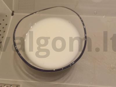 Uogų tyrės kisielius Žingsnis 3