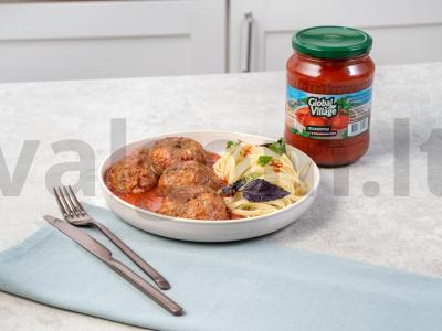 Koldūnai pomidorų padaže su sūriu pagrindine nuotrauka