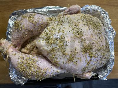 Vištiena ant druskos Žingsnis 2