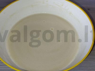 Ploni blynai su pienu pagal močiutės receptą Žingsnis 5