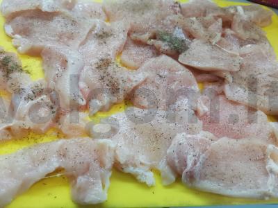 Vištienos krūtinėlės tešloje Žingsnis 2