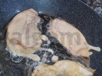 Vištienos krūtinėlės tešloje Žingsnis 4