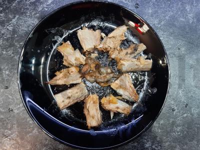 Skumbrijos salotos su bulvėmis Žingsnis 3