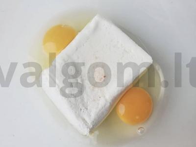 Varškės lazdelės orkaitėje Žingsnis 1