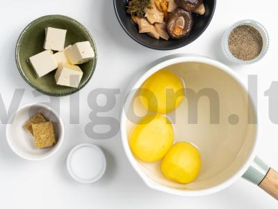 Daržovių troškinys su chuka jūros dumbliais Žingsnis 1