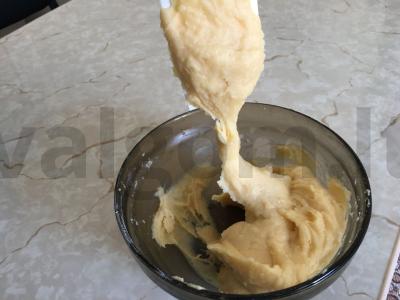 Šu pyragai su krekelinu Žingsnis 7