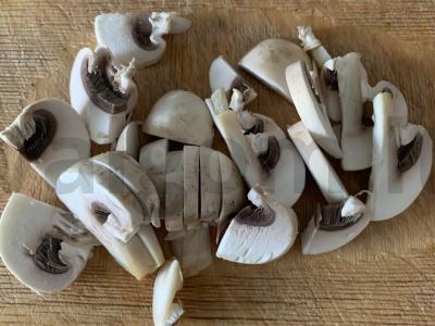 Perlovka su grybais Žingsnis 2