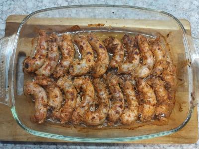 Vištienos kaklai su kefyru, paprika ir prieskoniais Žingsnis 3