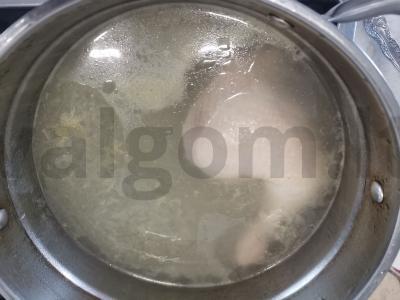 Žaliasis sriuba su rūgštynėmis Žingsnis 1