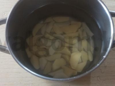 Sriuba su kukuliais ir daržovėmis Žingsnis 1