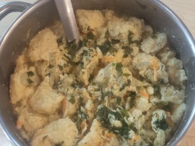 Sriuba su kukuliais ir daržovėmis Žingsnis 5