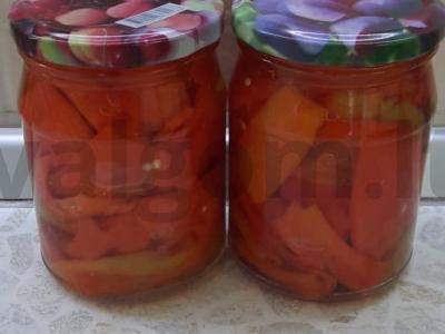 Aštrūs marinuoti pipirai pagrindine nuotrauka