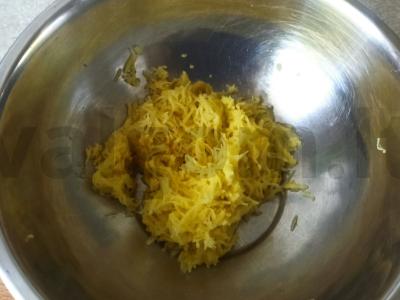 Omletas su bulvėmis ir dešra Žingsnis 1