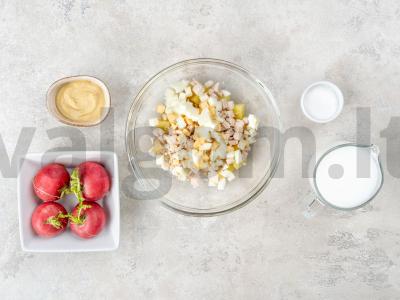 Okroška su ayranu Žingsnis 1