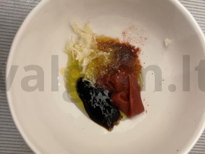 Kepta eršketų filė su čili pipirais Žingsnis 1