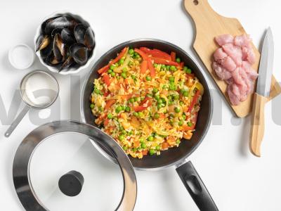 Paelija su kalakutienos filė ir midijomis Žingsnis 1