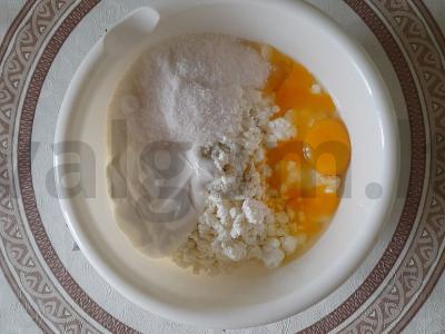 Karališka varškės pyragaitė be rūpesčių Žingsnis 1