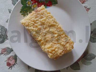 Karališka varškės pyragaitė be rūpesčių pagrindine nuotrauka