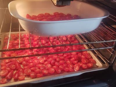 Džiovinti pomidorai Žingsnis 1