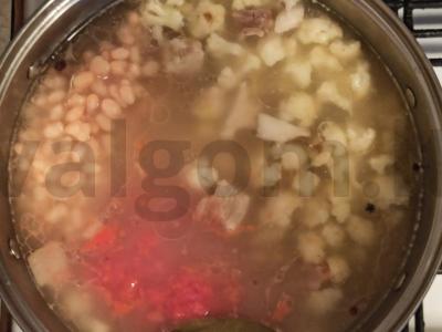 Sultingas Černigovo barštis su česnakinėmis pampuškomis Žingsnis 3