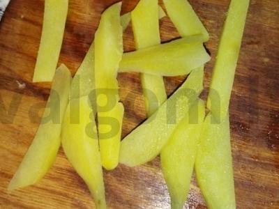 Namų bulvytės fri Žingsnis 1