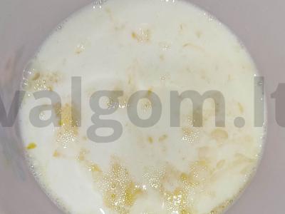 Alaus blynai su mėsa Žingsnis 1